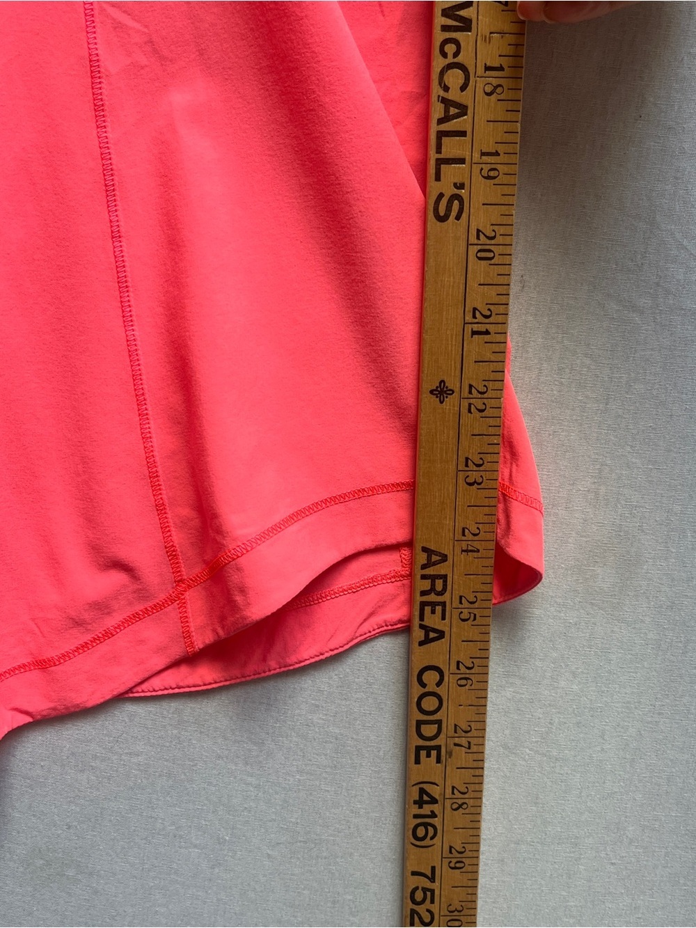 Lululemon Run For Your Money 2-in-1 Bra Tank Coral Sz 4 - Picture 7 of 8